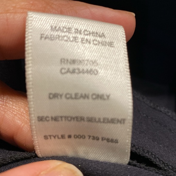 REBECCA Taylor Ava Slim-Leg Techy Skinny Pants #000739P888 in Black size 2 - Picture 6 of 8